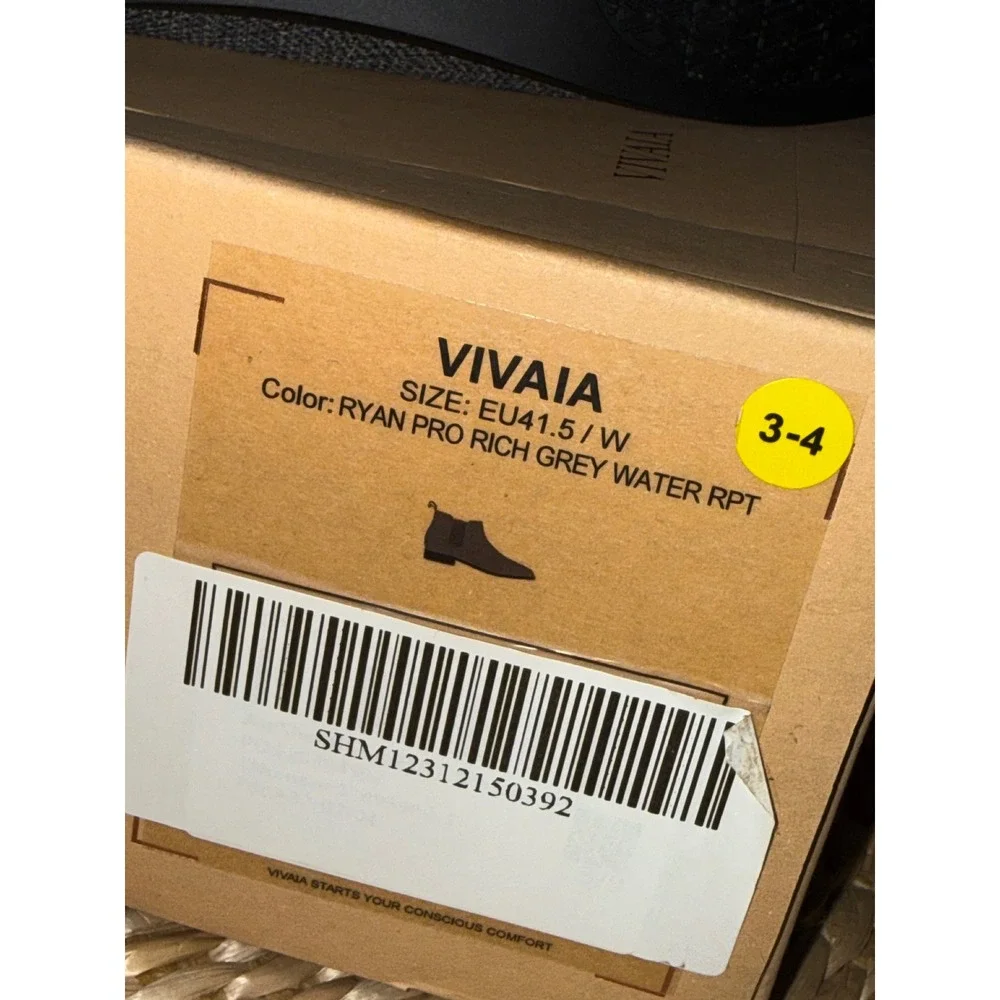 VIVAIA Water-Repellent Square-Toe Ankle Boots‎ Gray Everyday EU/41.5W US/10W